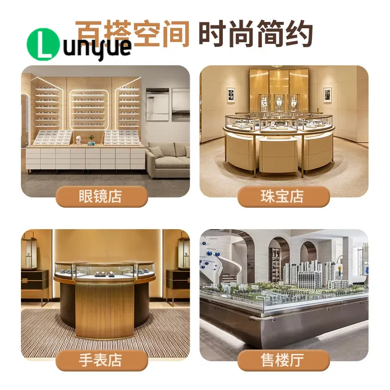 Wooden Display Cabinet for Des - đánh giá và giá Luxury Skincare Design
