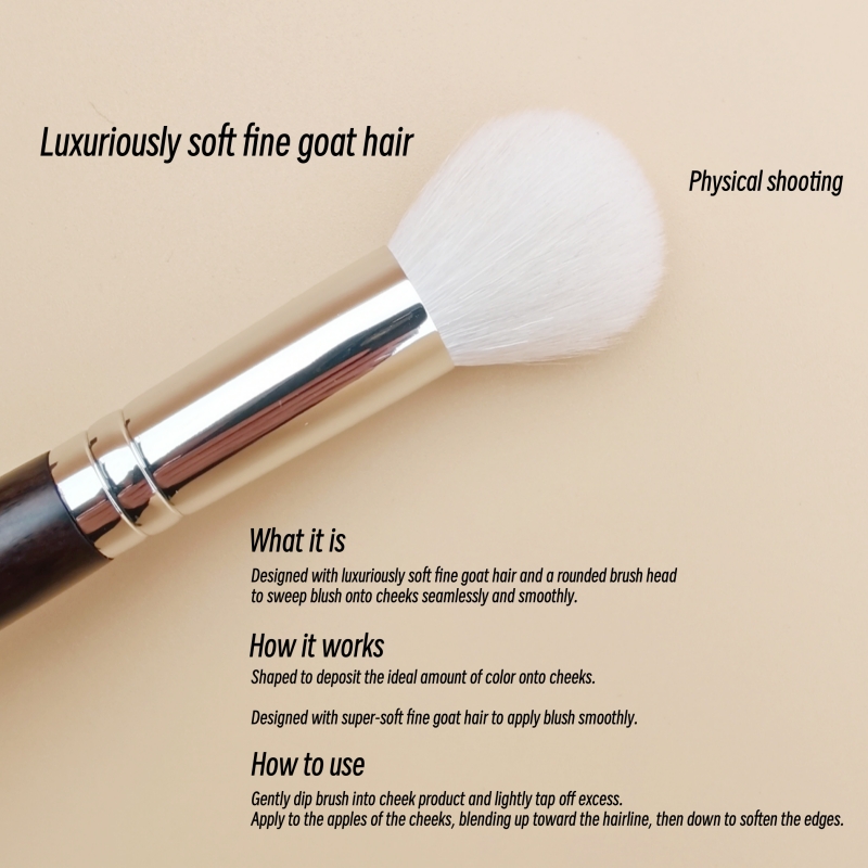 Blush Makeup Brush Powder Natu - đánh giá và giá Luxury Skincare Accessories